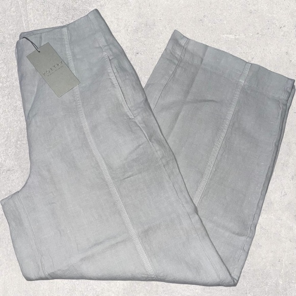 POETRY WIDE-LEG PANELLED TROUSERS - Size 8 - Picture 5 of 6